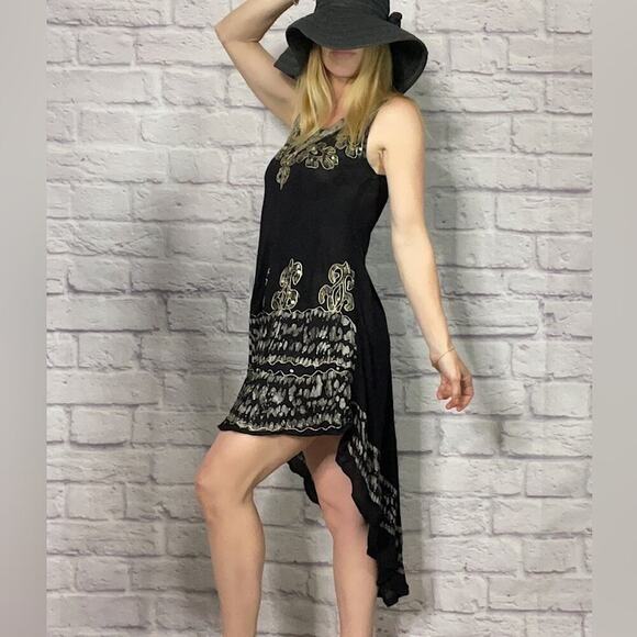 Ocean Breeze gauze and sequin swim cover/dress - Picture 1 of 7